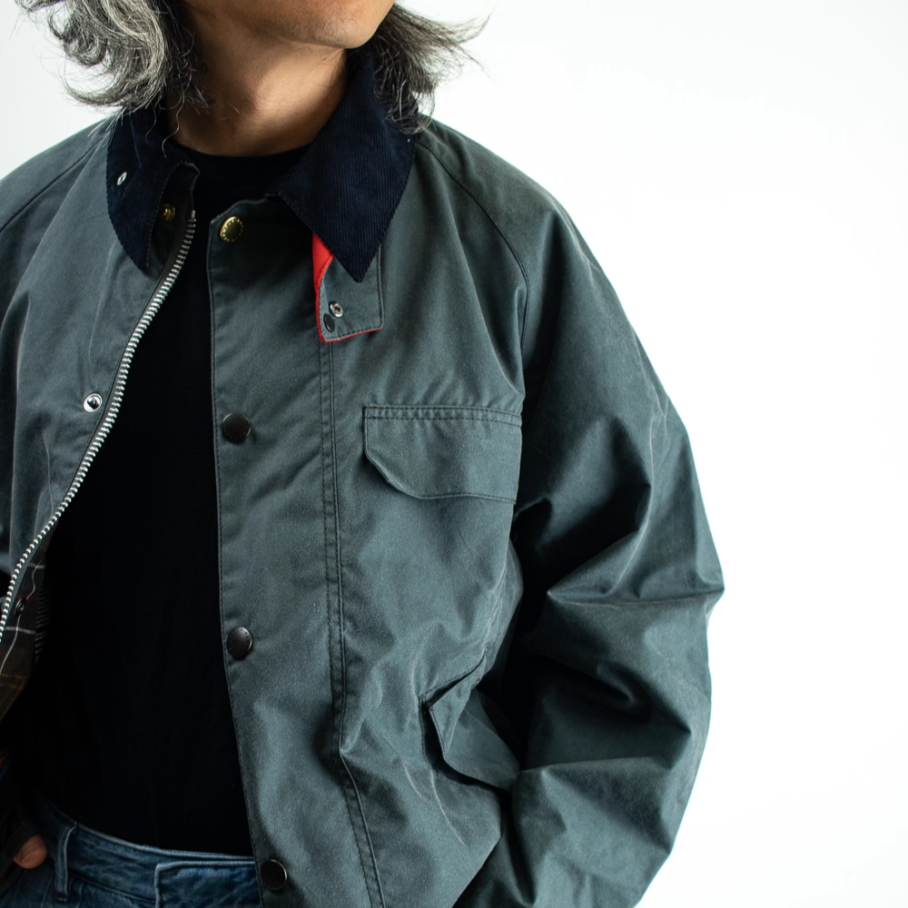 WaxJacket复古工装翻领涂蜡