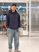 DOOITT日系GRAMICCI2022秋冬纯色休闲复古水洗套头针织帽衫 卫衣