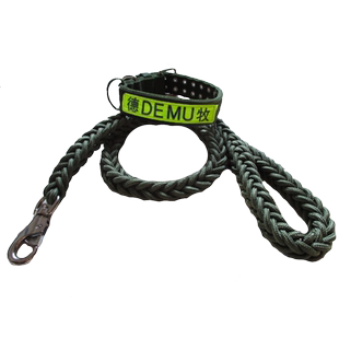 德牧牵引绳项圈中大型犬2米3米加长狗链子宠物东德遛狗绳牵引绳子
