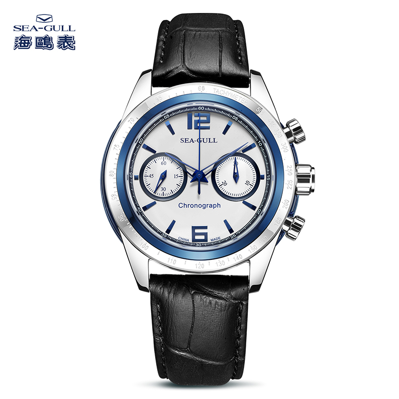 海鸥表手动上链计时码表户外运动男表219.311手动机械男表