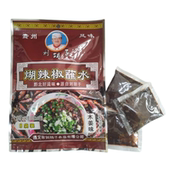 贵州特产遵义刘胡子柴火糊辣椒蘸水240g海椒酱香辣蘸碟木姜子味