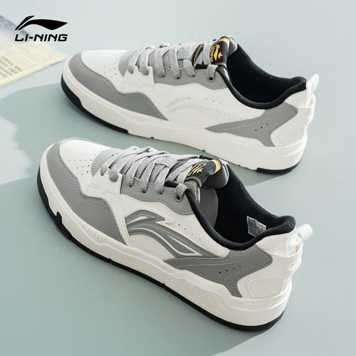 李宁元初板鞋厚底百搭男鞋