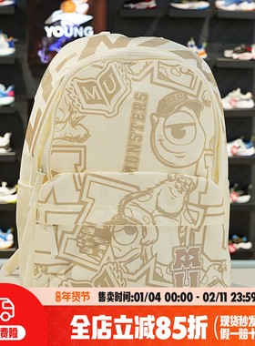 李宁迪士尼联名大眼仔背包男运动户外双肩包大容量书包女ABSU229