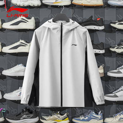 李宁运动梭织外套男防泼水2026年春季新款休闲宽松风衣AFDW079