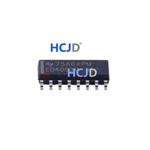 只做原装正品CD4053BM96 SOIC16 CMOS三路2通道模拟多路复用器