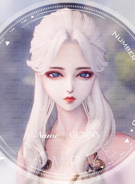 【4Gunns】剑灵人族女游戏捏脸数据 怀旧服国服韩服台服人女 镜花