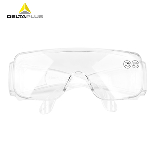 代尔塔护目镜劳保防飞溅骑行防风灰尘沙雾男女士透明工作防护眼镜