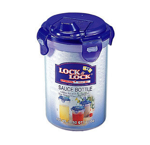 LOCK&LOCK 乐扣油壶保鲜盒HPL936(490ml)防漏塑料酱油醋调料瓶子