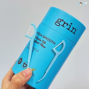[SOSO全球]grin独立装牙线棒 儿童成人剔牙线便携超细牙签二合一