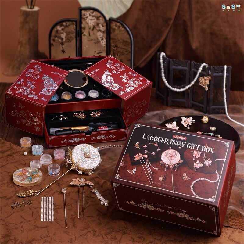 mobee非遗小匠人螺光贝影手工diy