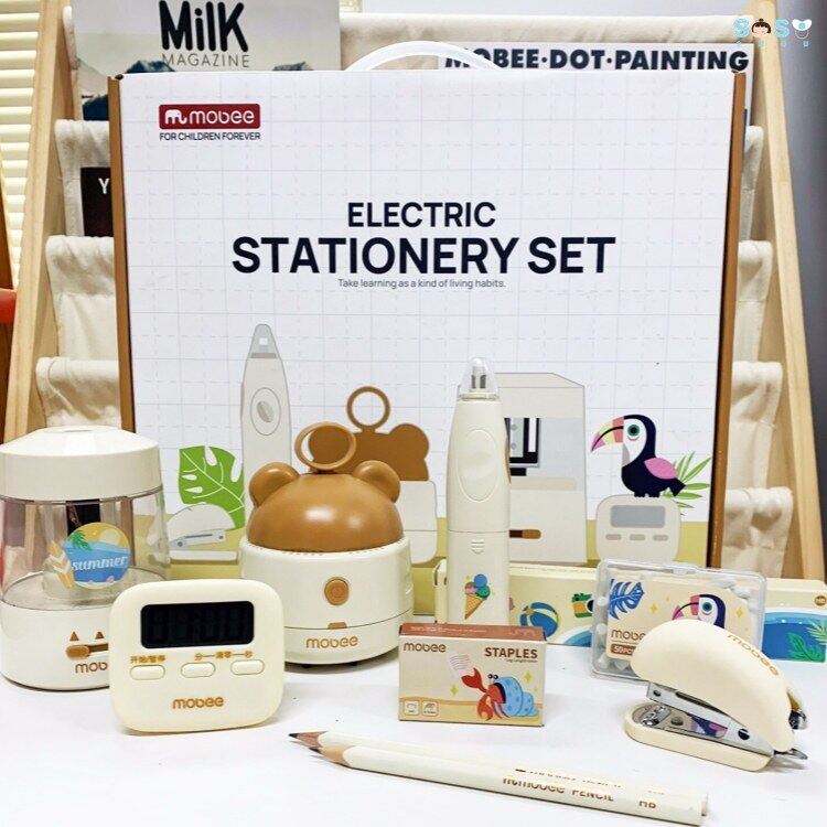 mobee电动文具套装学习用品