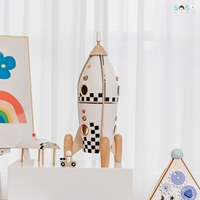 [SOSO全球]可来赛Classic World木质四层火箭基地 儿童过家家玩具