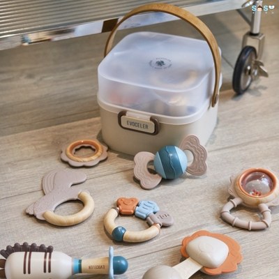 evoceler分阶手摇铃礼盒安抚玩具