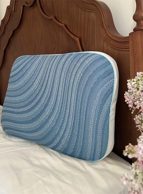 [SOSO全球]JACE护颈乳胶弹簧枕家用成人助睡眠枕头透气浮力胶囊枕