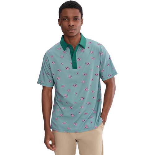 海外代购Callaway/卡拉威男士运动POLO衫吸湿速干防晒抗UV