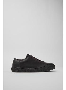 代购Camper男士休闲鞋透气缓震耐用防滑灰色反绒皮系带橡胶外底