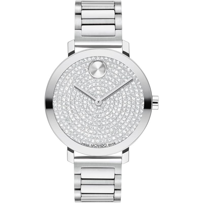 Movado/摩凡陀女士腕表瑞士机芯精钢表带mm轻奢时尚表
