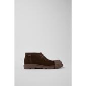 代购 Camper女士短靴透气吸汗轻便环保材质翻毛皮可拆卸鞋 头系带