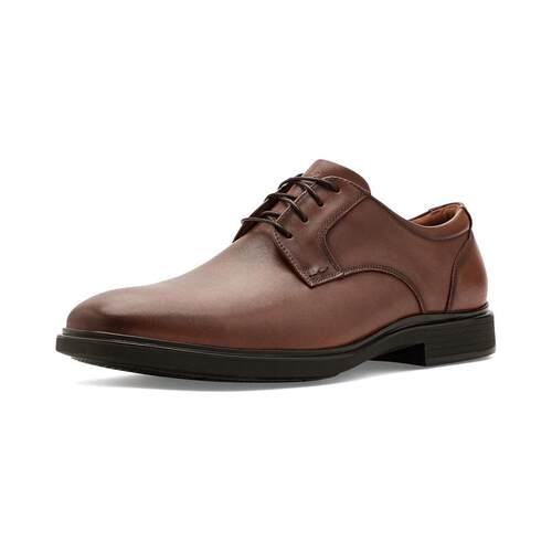 海外代购Florsheim男士时尚休闲鞋防水防滑圆头系带日常通勤