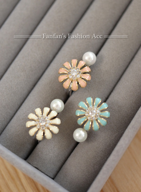 女可爱设计可旋转开口戒指