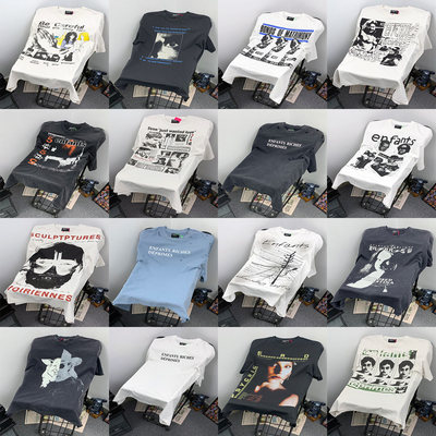 特大码300斤ERD复古高街T恤男