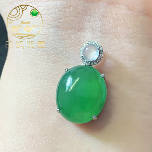 直播代购戒面天然A货耳钉翡翠