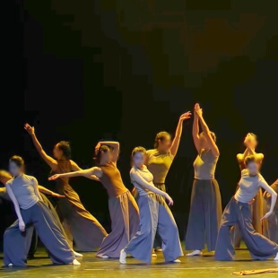 2025吉林舞蹈展演现当代舞《在路上》女子群舞表演服套装专业定制