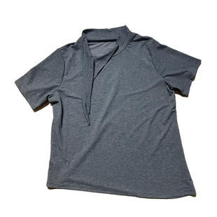 Dan T恤女 领带设计感极简风纯色短袖