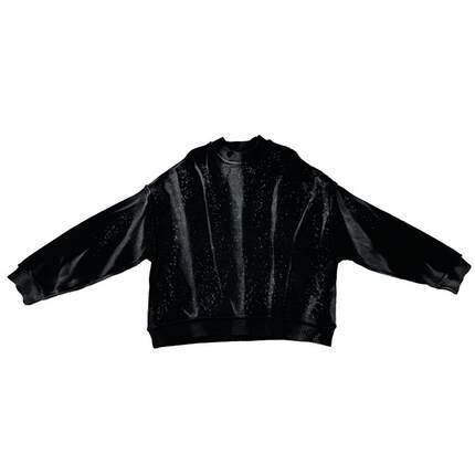 Dan Dan 美式复古风扎染色毛衣女