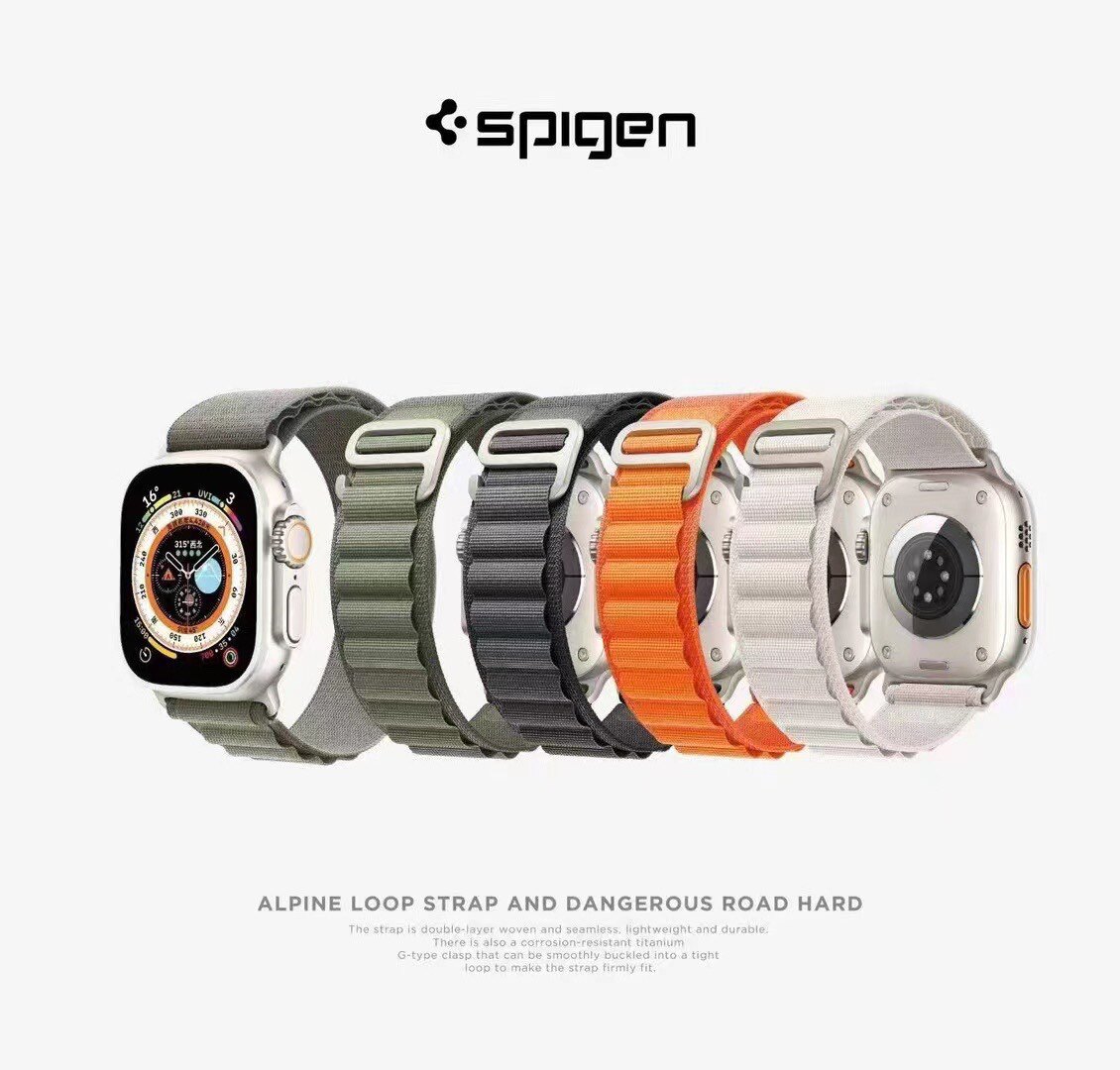 SGP高山尼龙表带适用iwatch7/8手表6/5/4/3/2表带42-44-45-49m