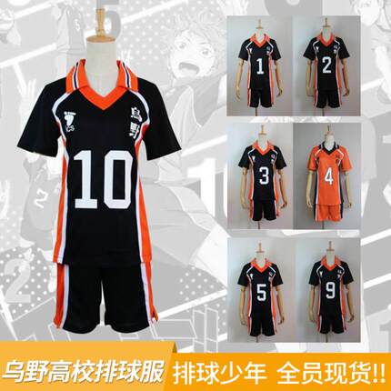 【魂漫轩】乌野高校排球部 排球少年cos 日向翔阳cosplay球衣服装