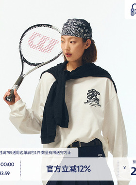 BEASTER重磅刺绣百搭长袖T恤男美式纯棉25年春季新品上衣