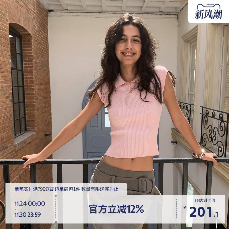 BEASTER软糯舒适百搭polo衫女