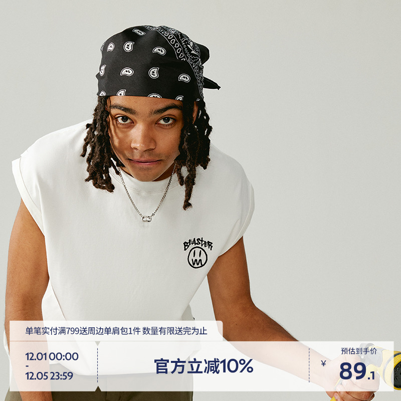 小恶魔无袖背心Beaster复古