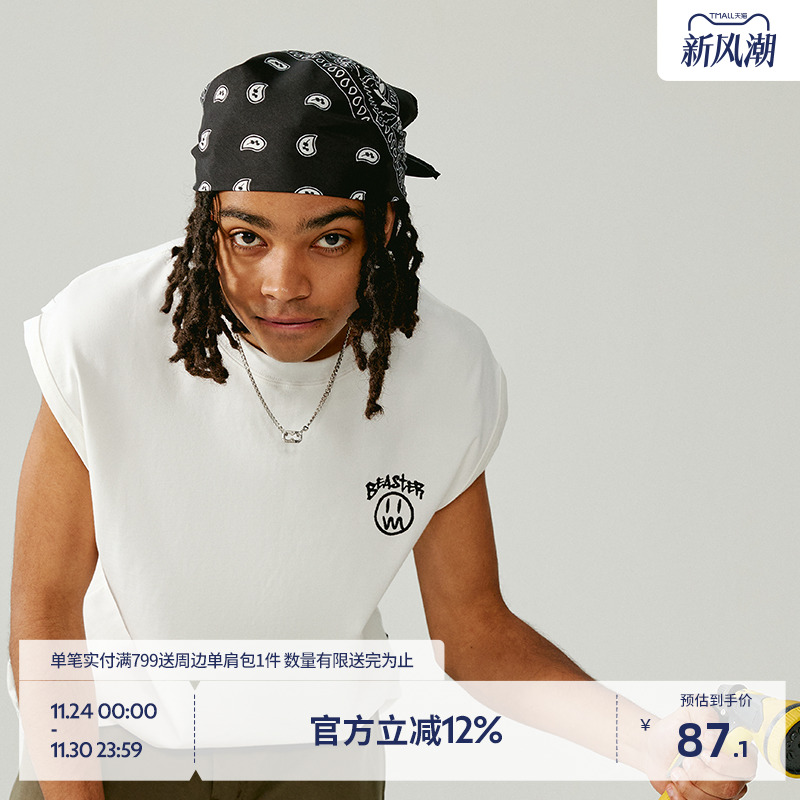 小恶魔无袖背心Beaster复古