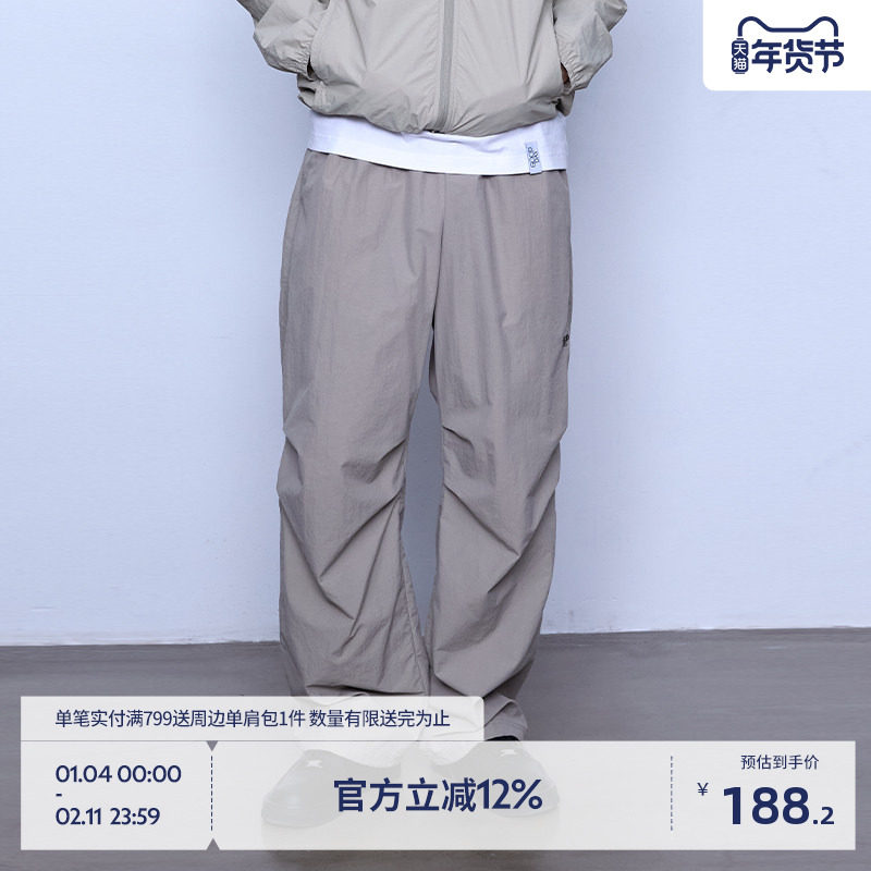 BEASTER百搭刺绣宽松休闲裤