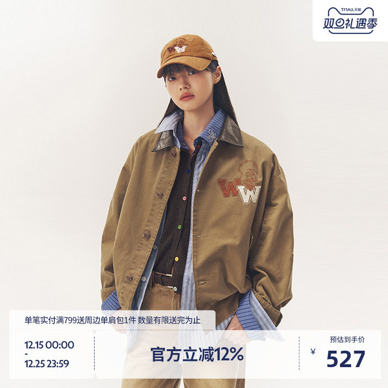 BEASTER复古褪色做旧夹克