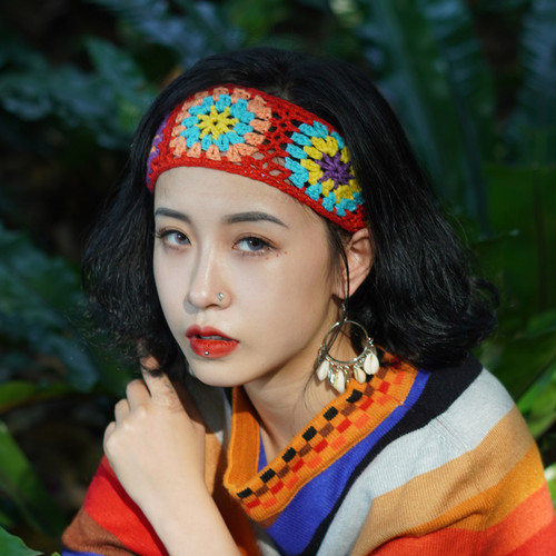 猫之旅店波西米亚风编织发箍发带