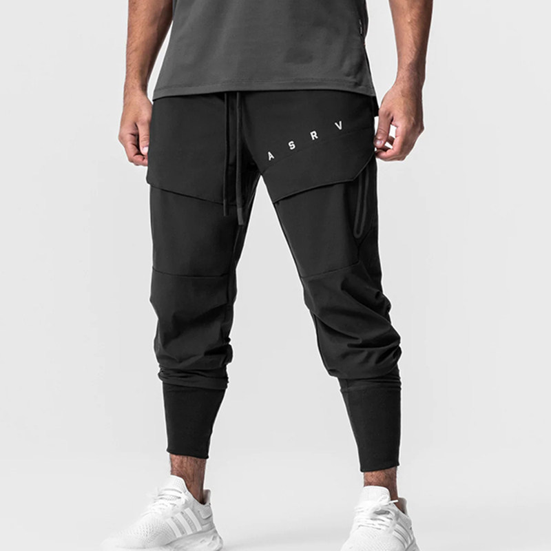 秋季新款男士潮牌裤束脚休闲卫裤工装多口袋运动健身慢跑户外长裤