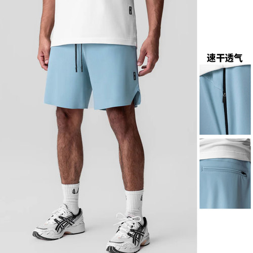 ASRV美式运动健身跑步短裤男子