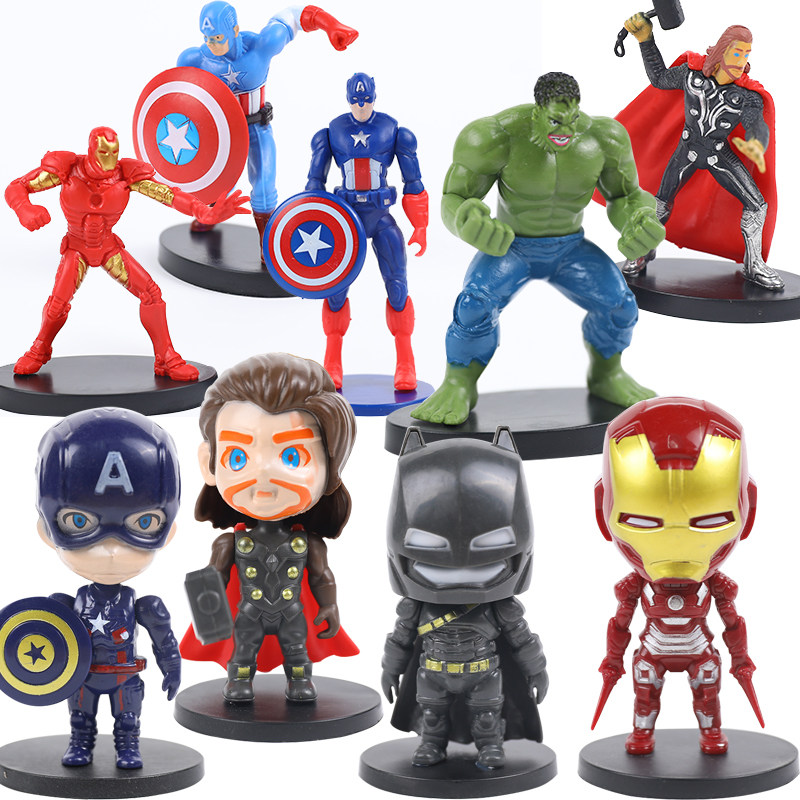 烘焙蛋糕装饰摆件儿童生日派对超级英雄打怪兽主题蛋糕蛋糕插件