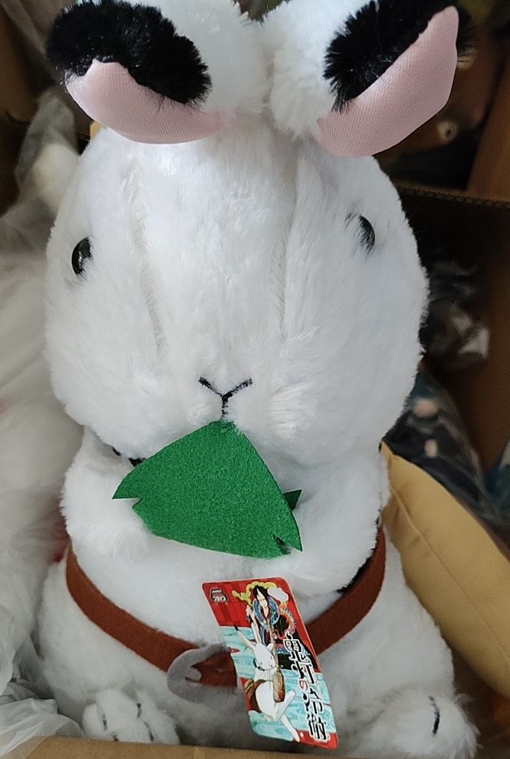 日本带回 鬼灯的冷彻 日版 taito 抱枕 芥子兔 玩偶 毛绒玩具