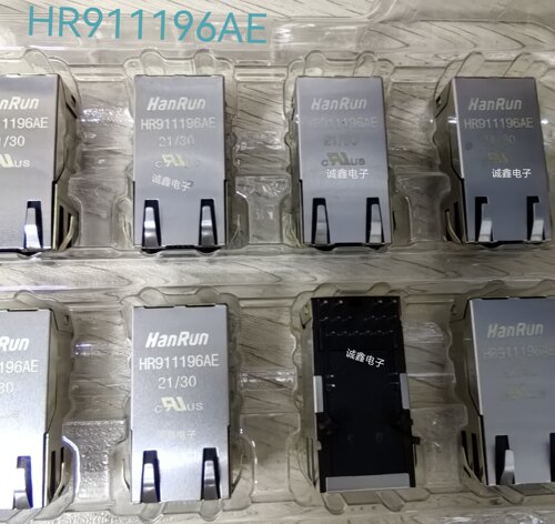 HR911196AE HR911196A  HANRUN  网络接口  工业级RJ45网络变压器