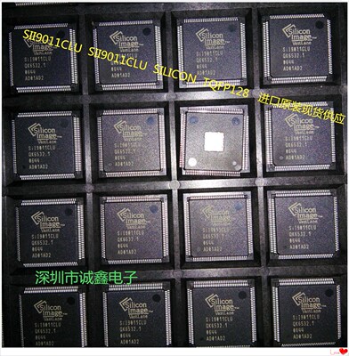 SILICON TQFP128 液晶HDMI处理器芯片 SII9011CLU 进口原装现货