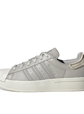 adidas Superstar Ayoon 贝壳头舒适透气轻便百搭耐磨灰色青岛仓