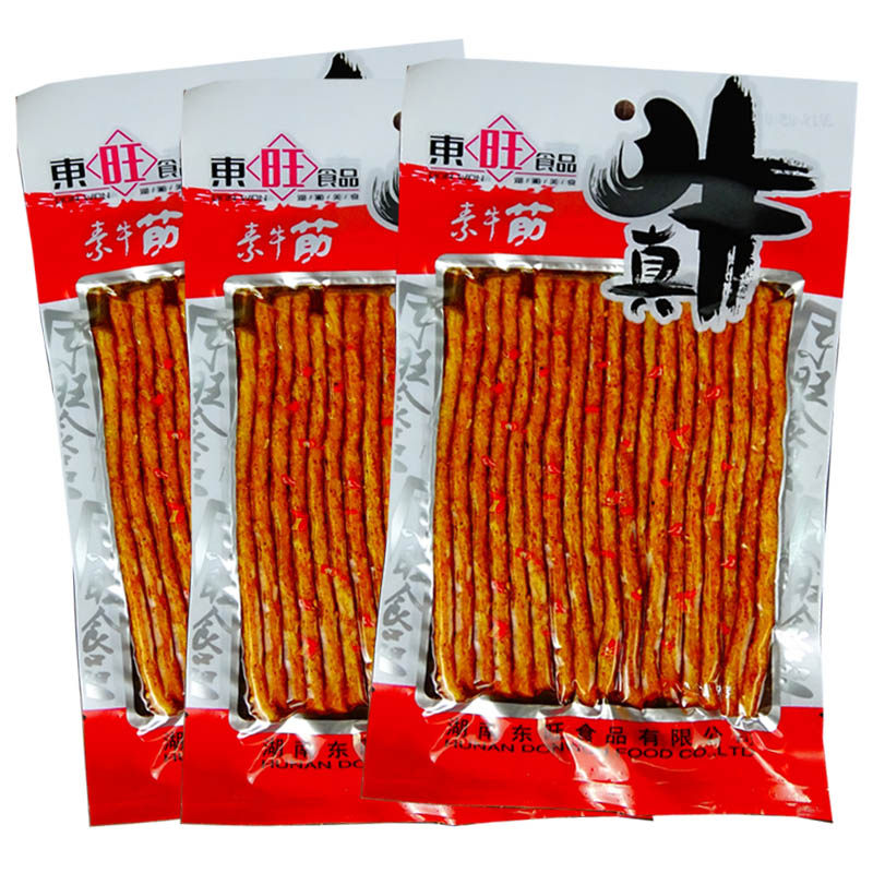 130克湖南东旺素牛筋辣条真牛顶牛辣片辣条怀旧麻辣休闲小吃零食