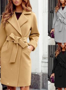 Winter Coats Women Autumn Long Jacket Office Top Outwear外套