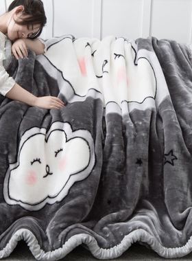 Blankets winter thiened raschel blanket double layer 毛毯