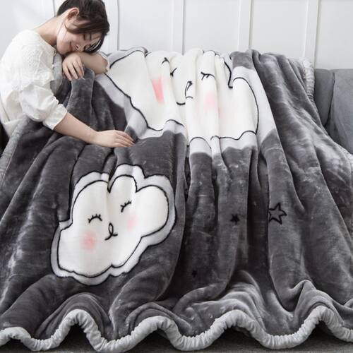 Blankets winter thiened raschel blanket double layer 毛毯