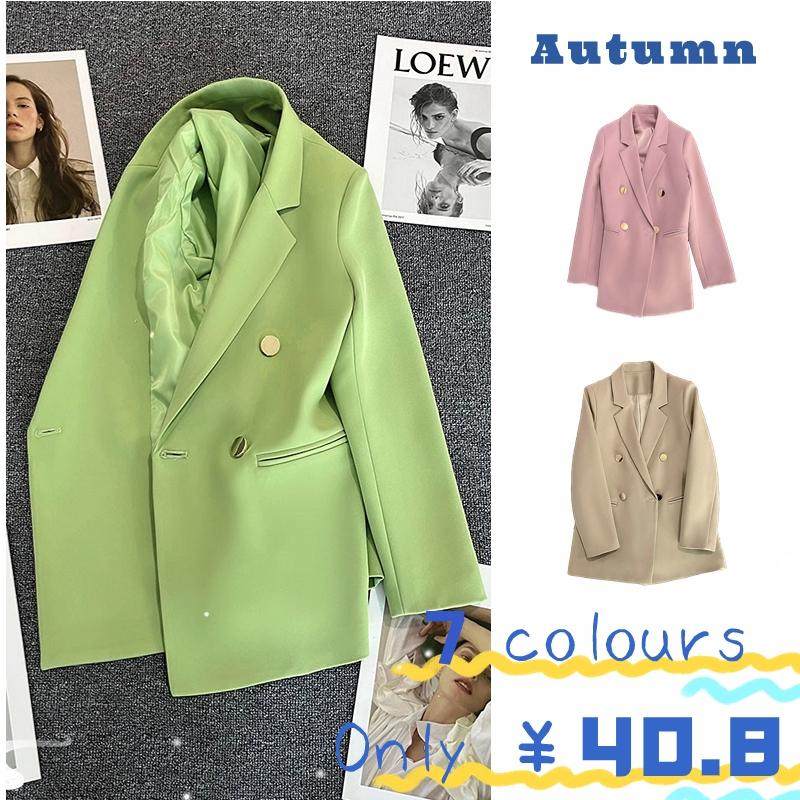 7 colors women blazer casual suit jacket coat 女外套小西装